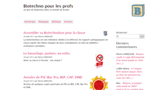 Desktop Screenshot of biotechno.fr